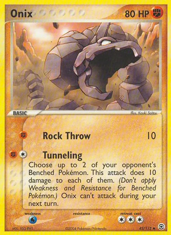 Onix — FireRed & LeafGreen #42 (Pokémon TCG card)