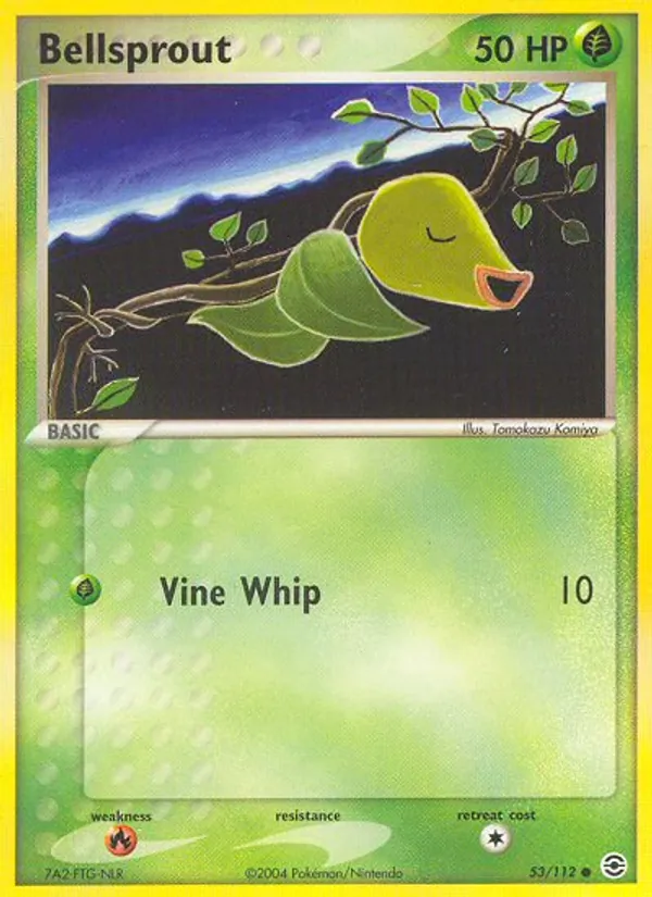 Bellsprout — FireRed & LeafGreen #53 (Pokémon TCG card)