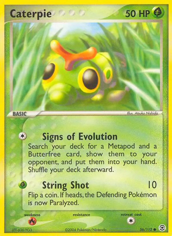 Caterpie — FireRed & LeafGreen #56 (Pokémon TCG card)