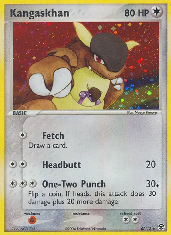 Kangaskhan — FireRed & LeafGreen #6 (Pokémon TCG card)