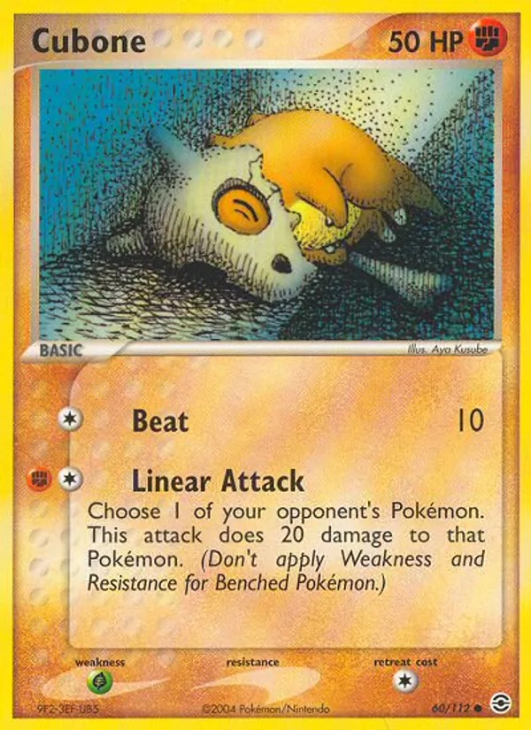Cubone — FireRed & LeafGreen #60 (Pokémon TCG card)