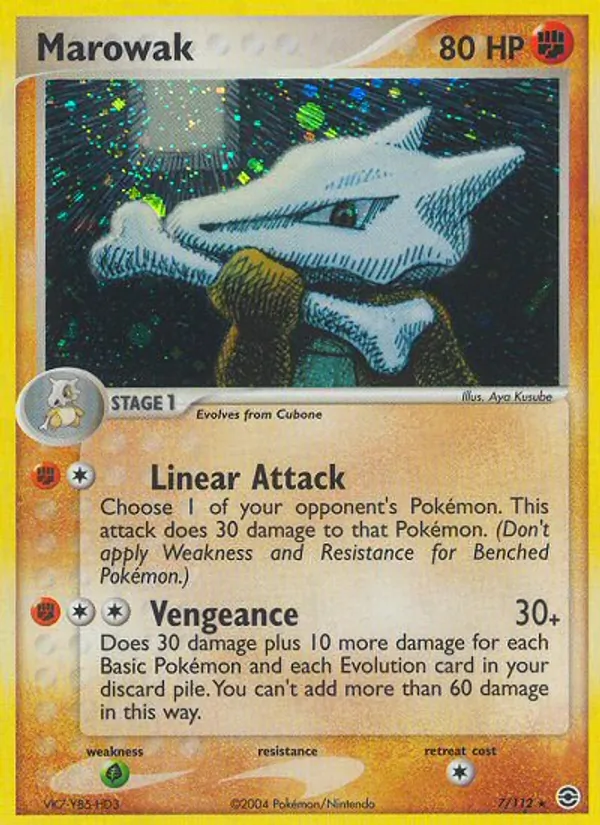 Marowak — FireRed & LeafGreen #7 (Pokémon TCG card)