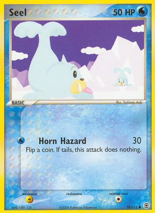 Seel — FireRed & LeafGreen #78 (Pokémon TCG card)