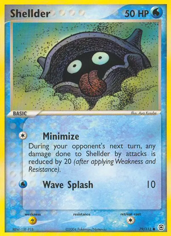 Shellder — FireRed & LeafGreen #79 (Pokémon TCG card)