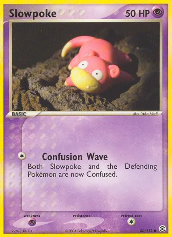 Slowpoke — FireRed & LeafGreen #80 (Pokémon TCG card)