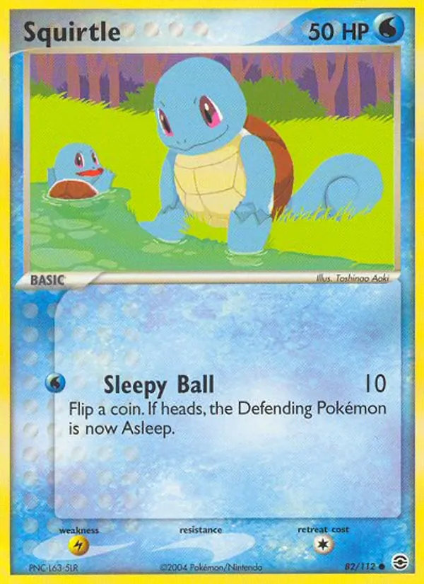 Squirtle — FireRed & LeafGreen #82 (Pokémon TCG card)