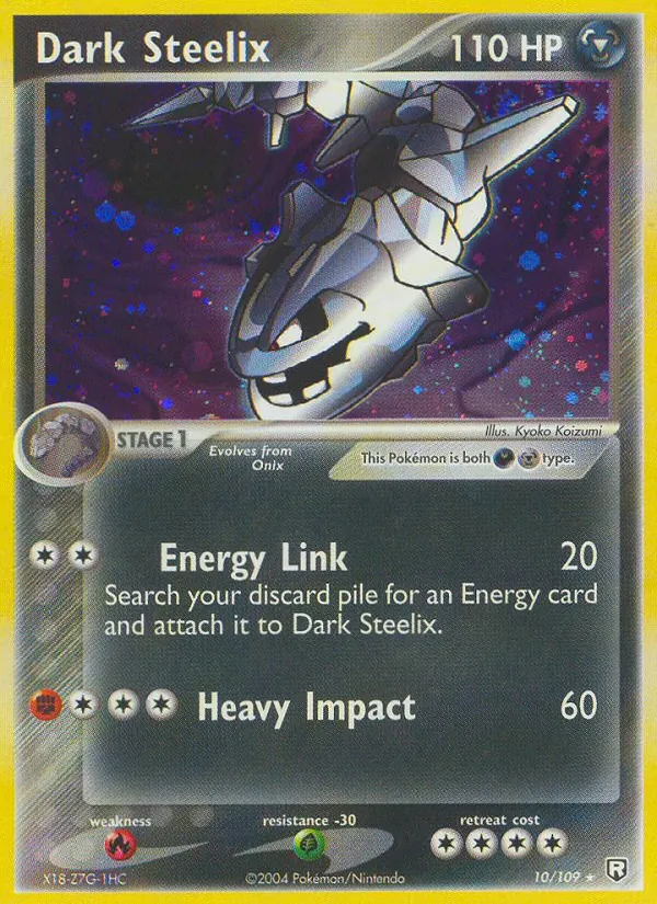 Dark Steelix — Team Rocket Returns #10 (Pokémon TCG card)