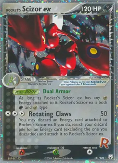 Rocket's Scizor ex (Team Rocket Returns #101)