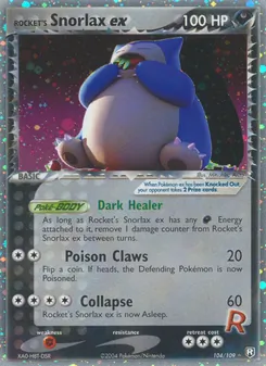 Rocket's Snorlax ex (Team Rocket Returns #104)