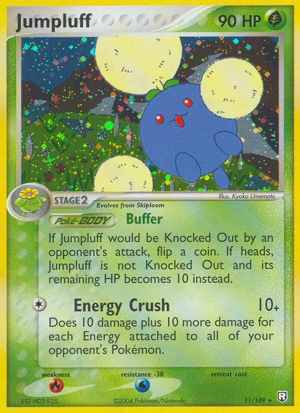 Jumpluff — Team Rocket Returns #11 (Pokémon TCG card)