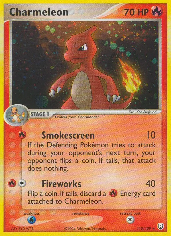 Charmeleon — Team Rocket Returns #110 (Pokémon TCG card)
