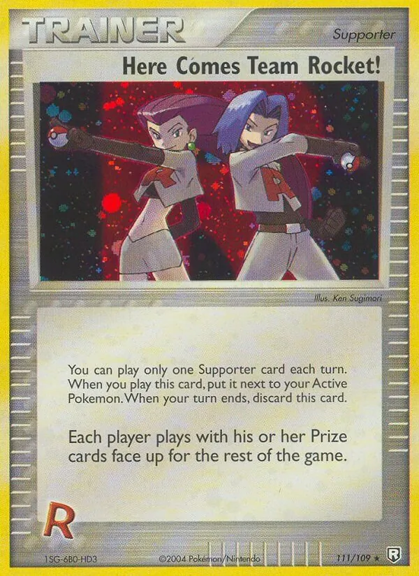 Here Comes Team Rocket! — Team Rocket Returns #111 (Pokémon TCG card)