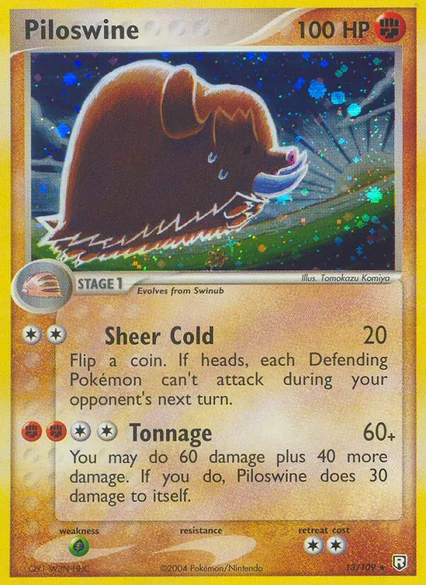 Piloswine — Team Rocket Returns #13 (Pokémon TCG card)