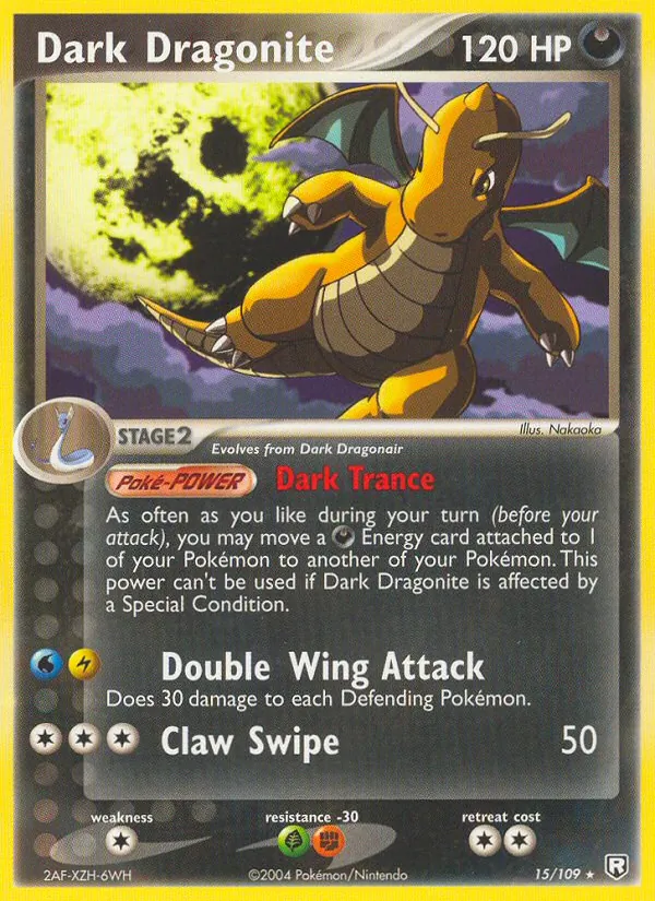 Dark Dragonite — Team Rocket Returns #15 (Pokémon TCG card)