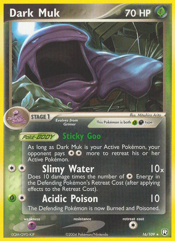 Dark Muk — Team Rocket Returns #16 (Pokémon TCG card)