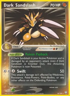Dark Sandslash (Team Rocket Returns #18)
