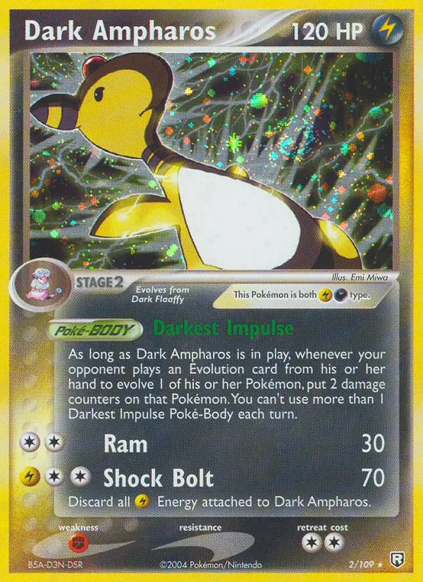 Dark Ampharos — Team Rocket Returns #2 (Pokémon TCG card)