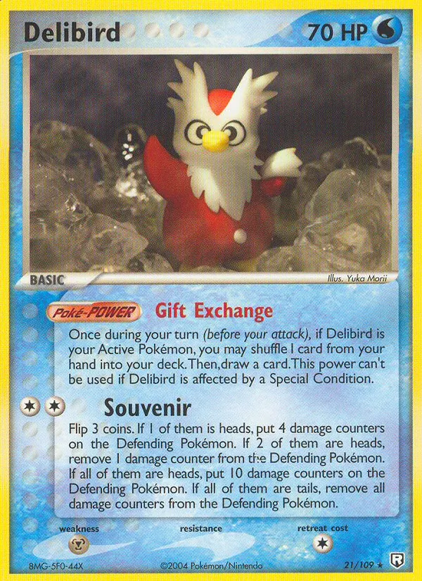 Delibird — Team Rocket Returns #21 (Pokémon TCG card)