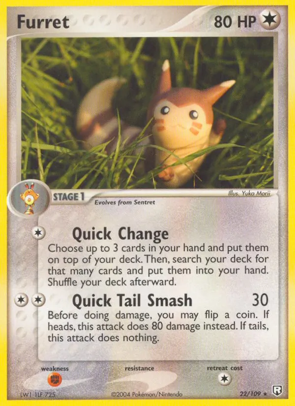 Furret — Team Rocket Returns #22 (Pokémon TCG card)