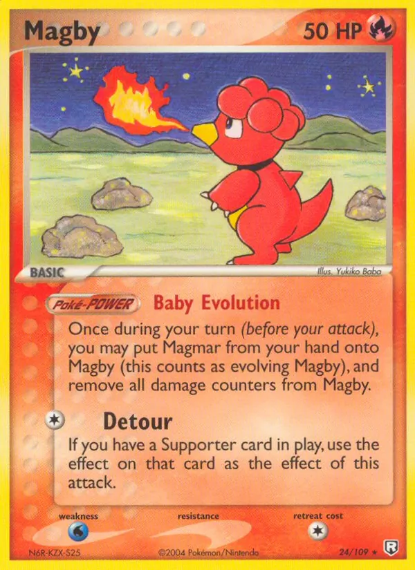 Magby — Team Rocket Returns #24 (Pokémon TCG card)