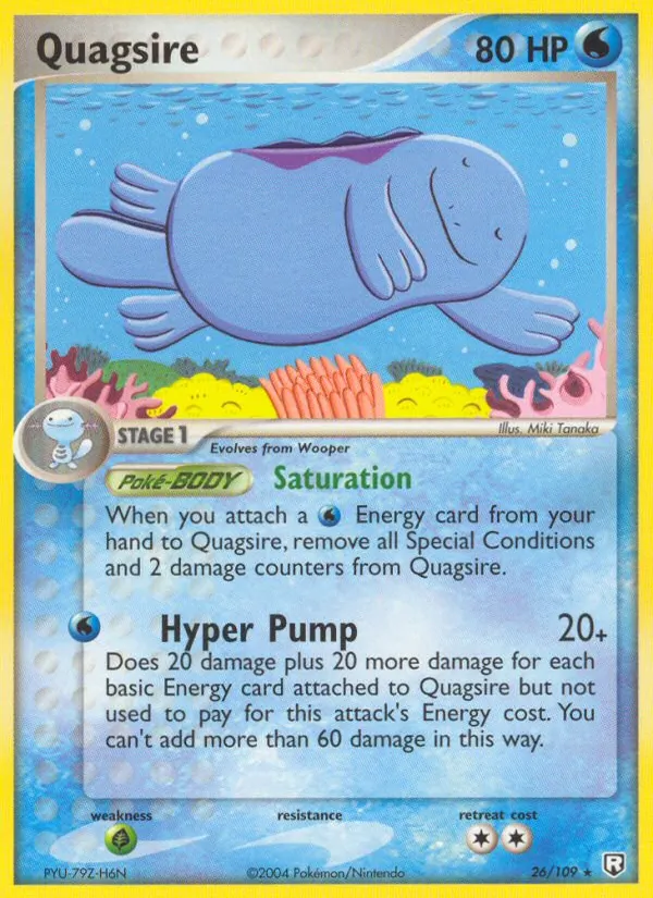 Quagsire — Team Rocket Returns #26 (Pokémon TCG card)