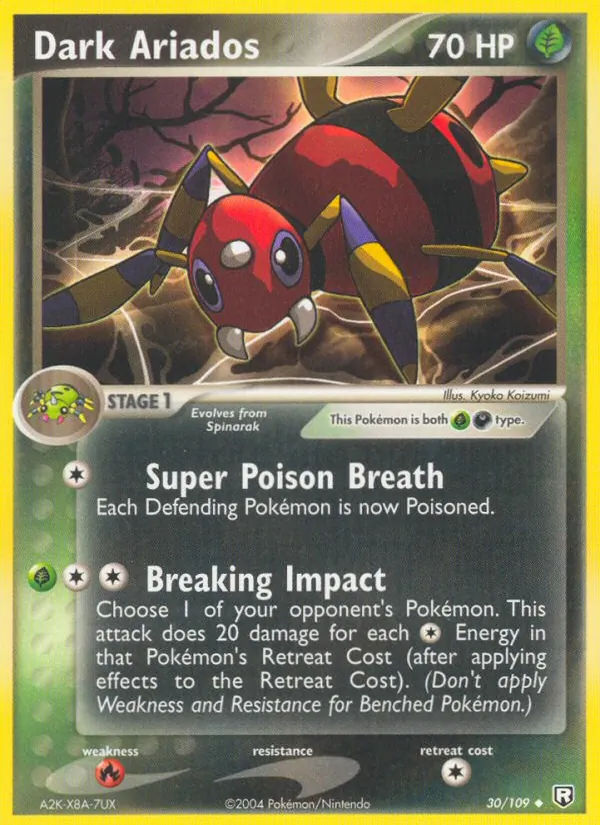 Dark Ariados — Team Rocket Returns #30 (Pokémon TCG card)