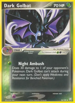 Dark Golbat (Team Rocket Returns #34)