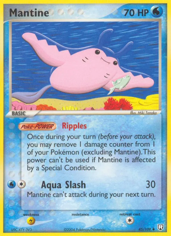 Mantine — Team Rocket Returns #45 (Pokémon TCG card)
