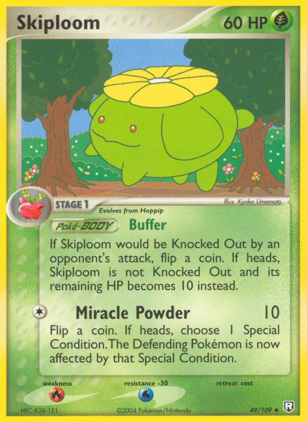 Skiploom — Team Rocket Returns #49 (Pokémon TCG card)