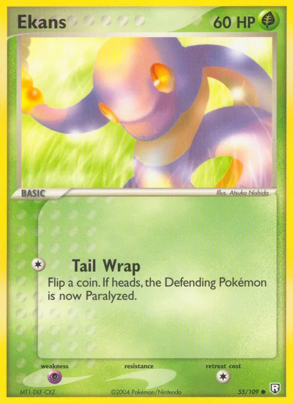 Ekans — Team Rocket Returns #55 (Pokémon TCG card)
