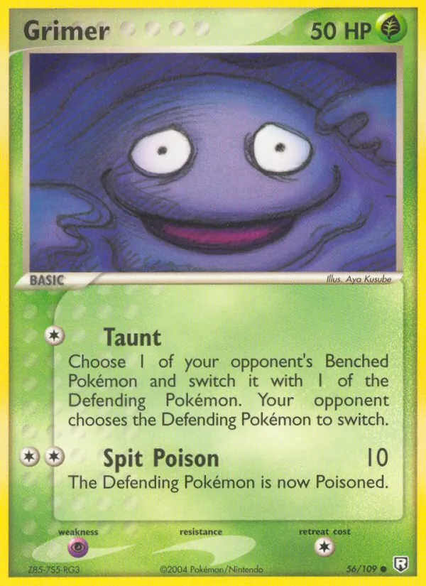 Grimer — Team Rocket Returns #56 (Pokémon TCG card)