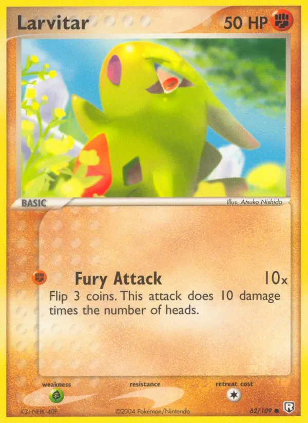 Larvitar — Team Rocket Returns #62 (Pokémon TCG card)