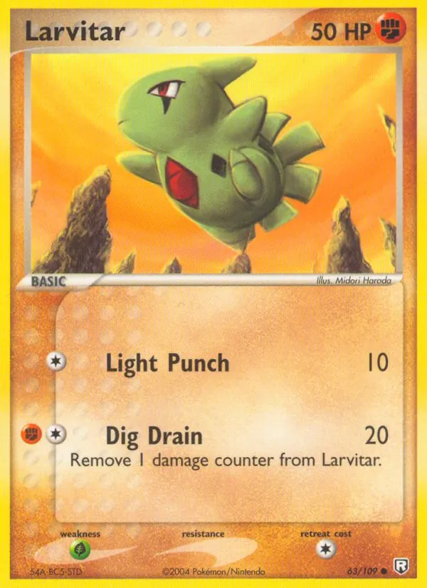 Larvitar — Team Rocket Returns #63 (Pokémon TCG card)