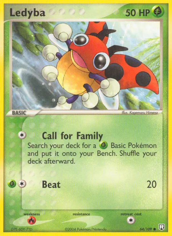 Ledyba — Team Rocket Returns #64 (Pokémon TCG card)