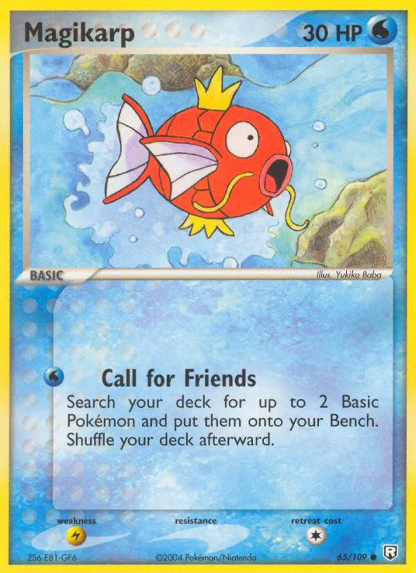 Magikarp — Team Rocket Returns #65 (Pokémon TCG card)