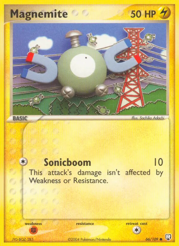 Magnemite — Team Rocket Returns #66 (Pokémon TCG card)