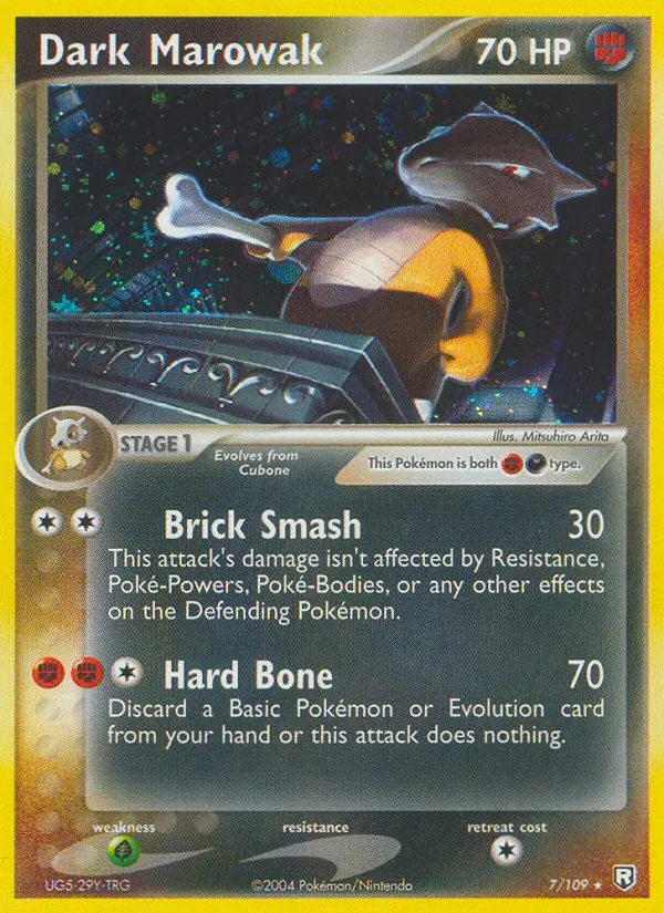Dark Marowak — Team Rocket Returns #7 (Pokémon TCG card)