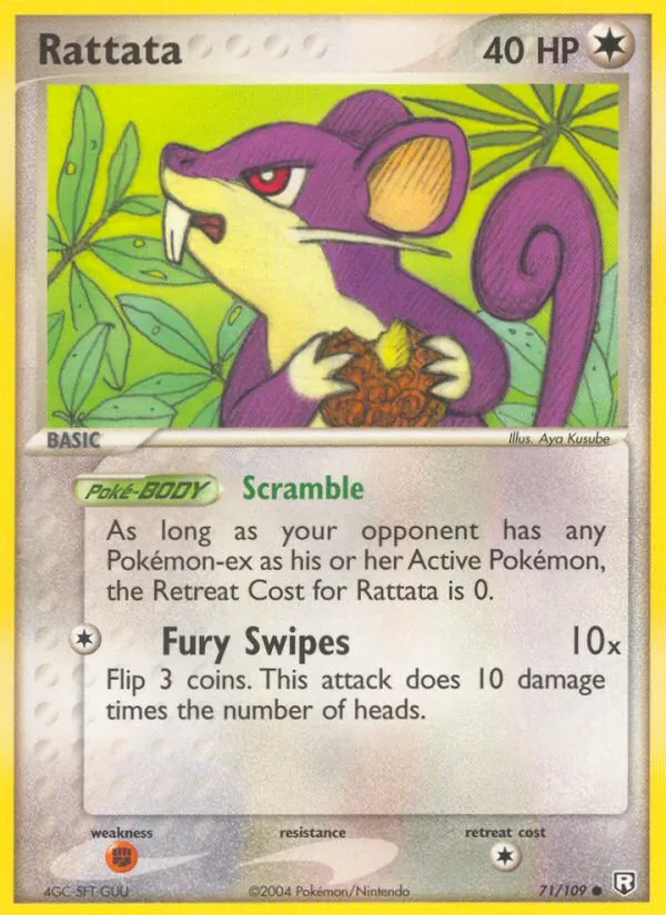 Rattata — Team Rocket Returns #71 (Pokémon TCG card)