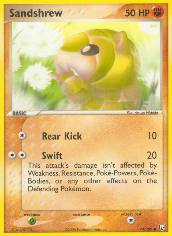 Sandshrew — Team Rocket Returns #74 (Pokémon TCG card)