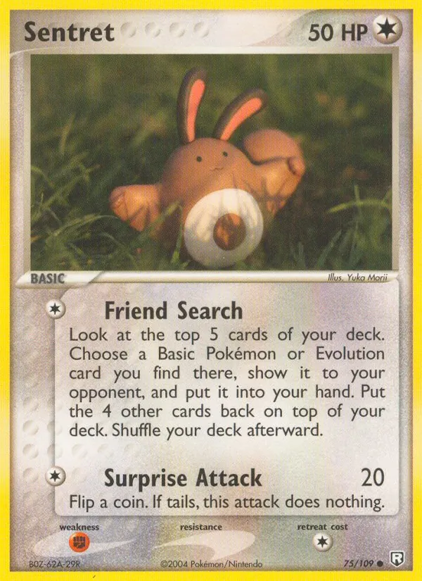 Sentret — Team Rocket Returns #75 (Pokémon TCG card)