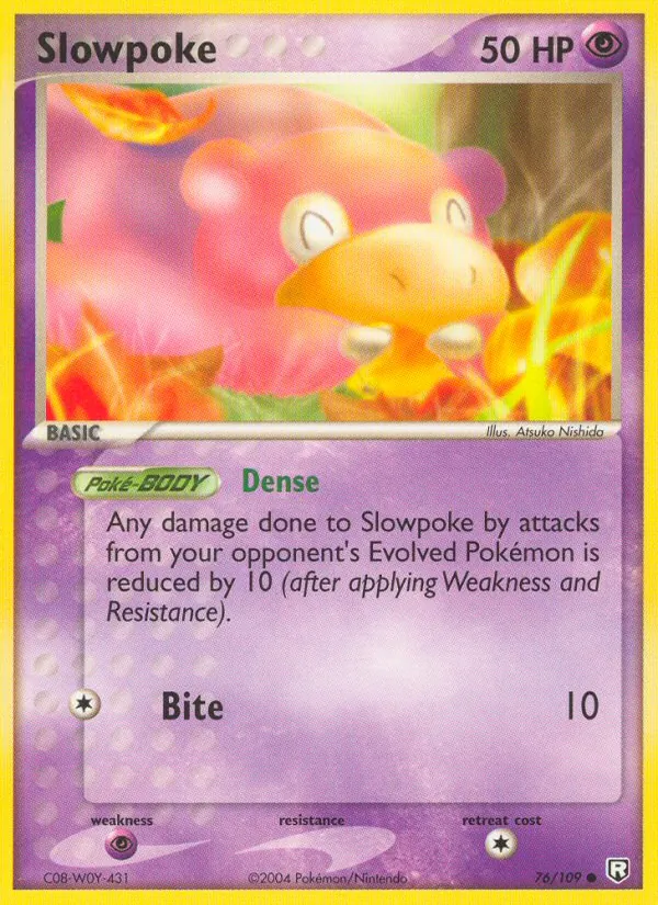 Slowpoke — Team Rocket Returns #76 (Pokémon TCG card)