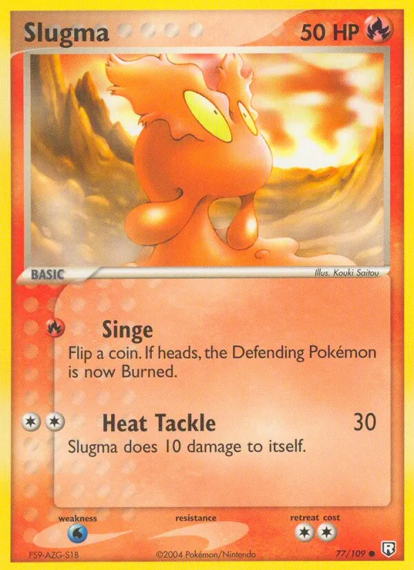 Slugma — Team Rocket Returns #77 (Pokémon TCG card)