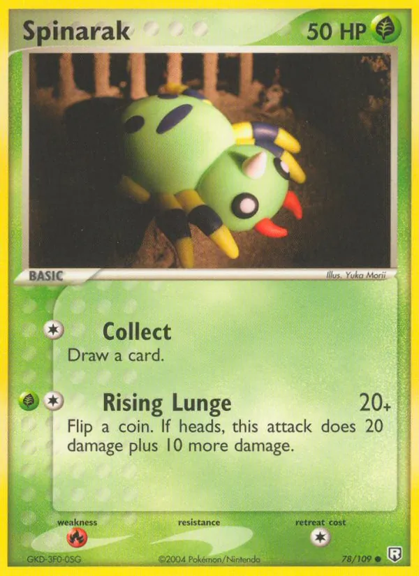 Spinarak — Team Rocket Returns #78 (Pokémon TCG card)