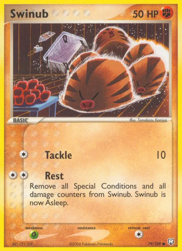 Swinub — Team Rocket Returns #79 (Pokémon TCG card)