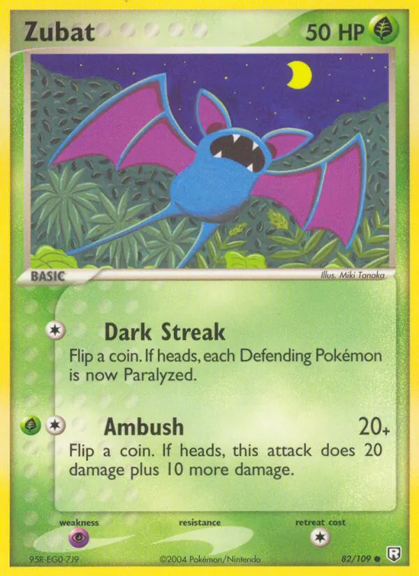 Zubat — Team Rocket Returns #82 (Pokémon TCG card)