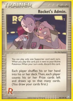 Rocket's Admin. (Team Rocket Returns #86)