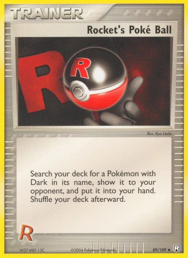 Rocket's Poké Ball — Team Rocket Returns #89 (Pokémon TCG card)