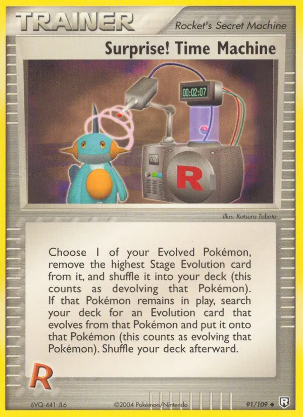 Surprise! Time Machine — Team Rocket Returns #91 (Pokémon TCG card)