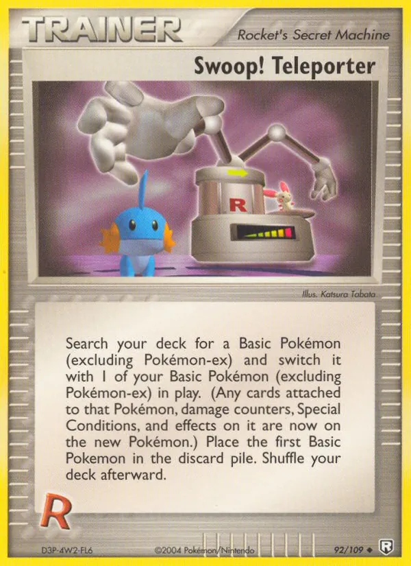 Swoop! Teleporter — Team Rocket Returns #92 (Pokémon TCG card)
