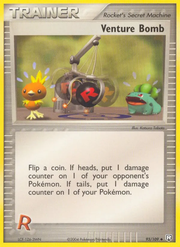 Venture Bomb — Team Rocket Returns #93 (Pokémon TCG card)